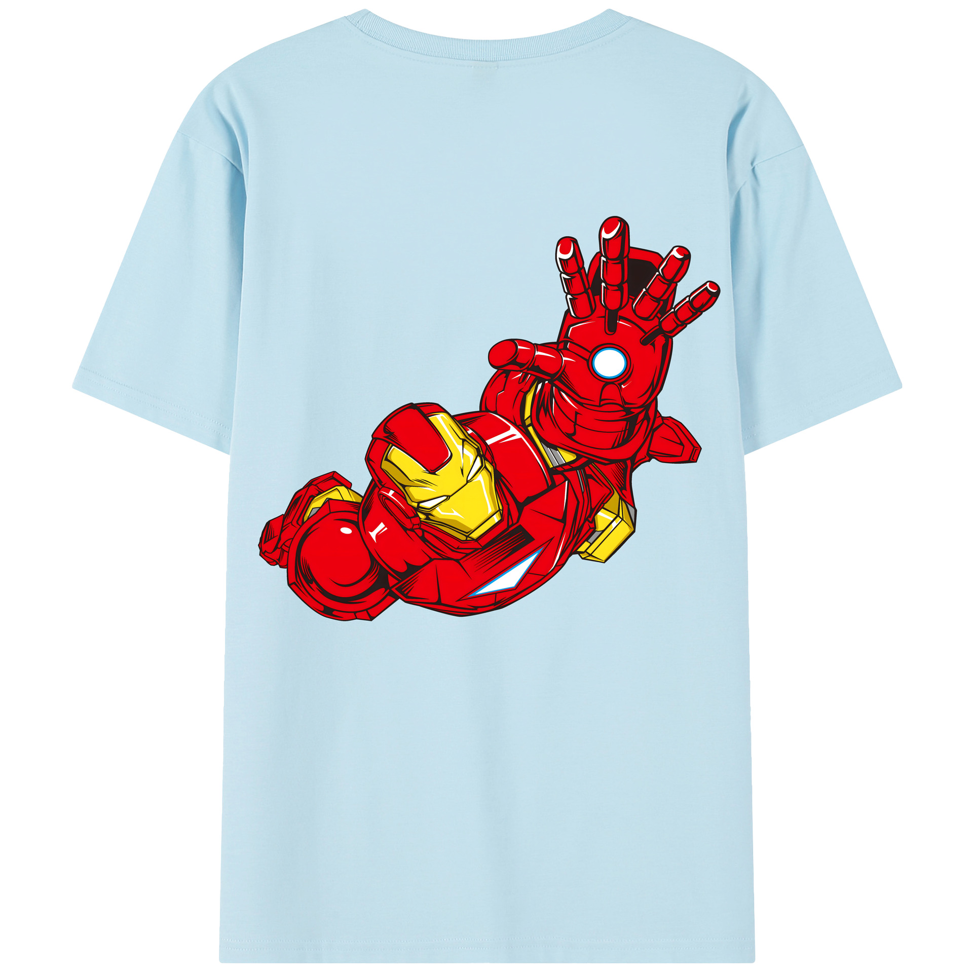 （画像用） アベンジャーズ The Avengers 綿100％半袖Tシャツ（背面プリント）